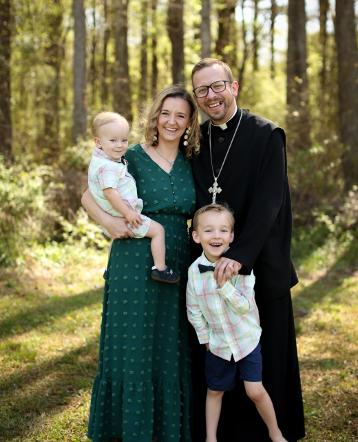 Father Matthew Dutko & Family - Pastor - Saint Elizabeth Orthodox Church - Woodstock Georgia